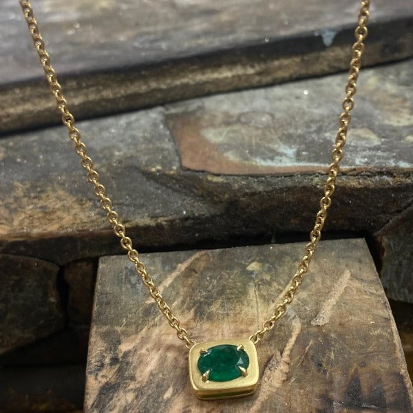 www.paulinajewelry.com emerald necklace