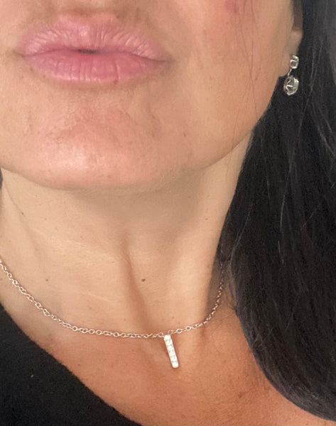 The CARRIE Necklace in 18K (with Thicker chain)