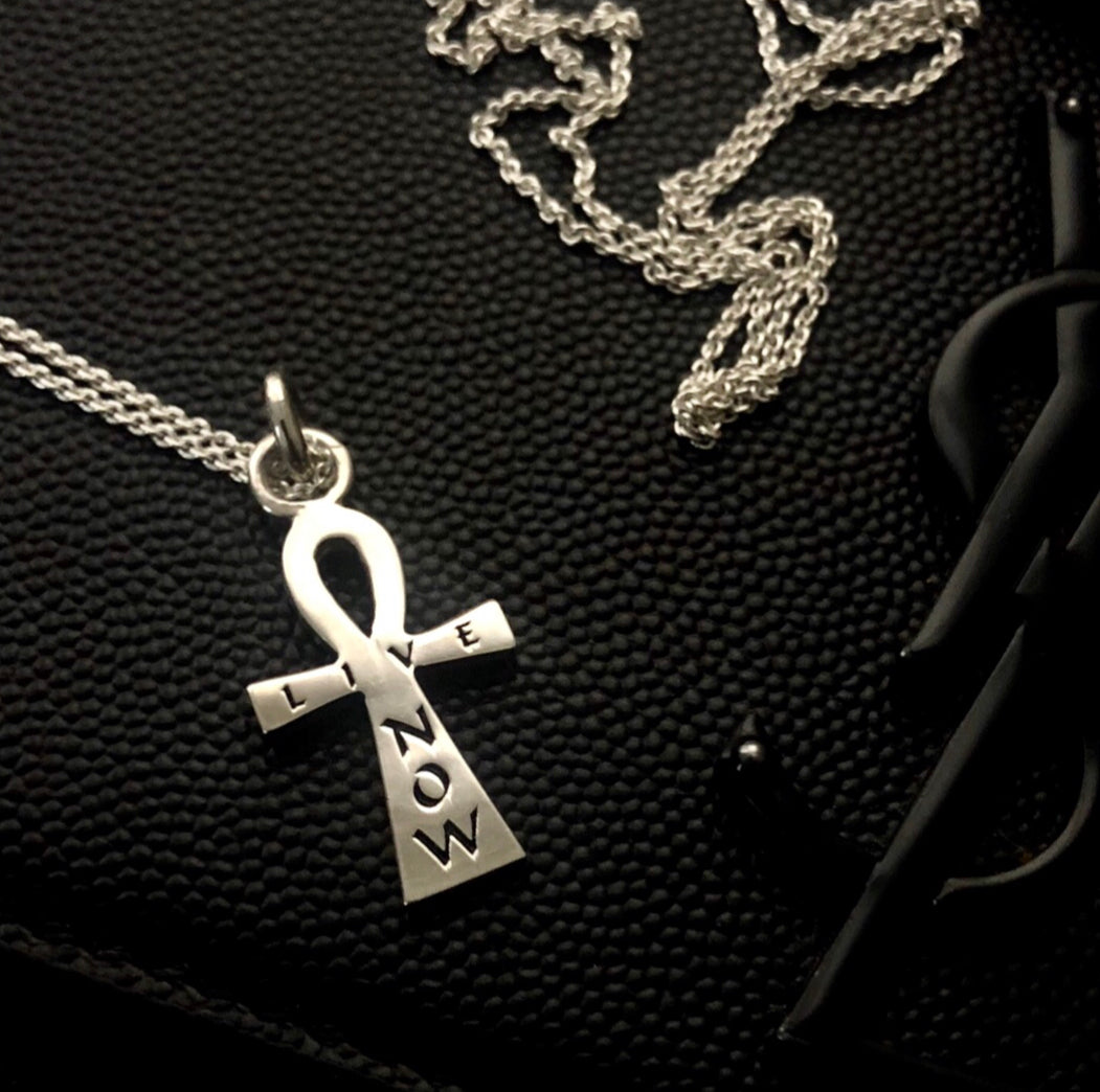 Ankh made by hand in sterling silver by Paulina jewelry