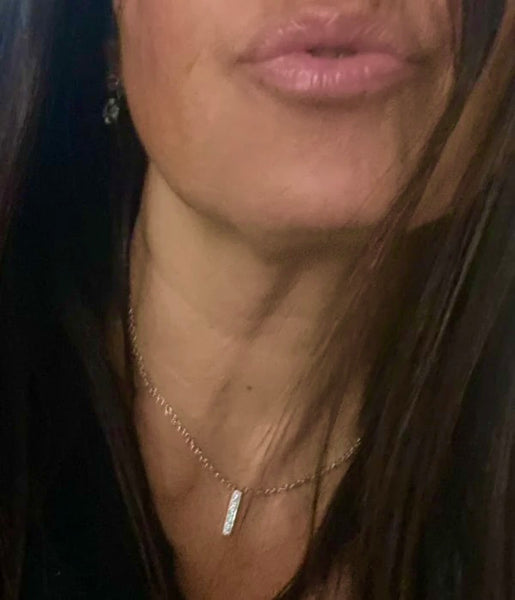 The CARRIE Necklace in 18K (with Thicker chain)