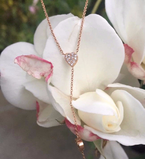 Devin rose necklace shop