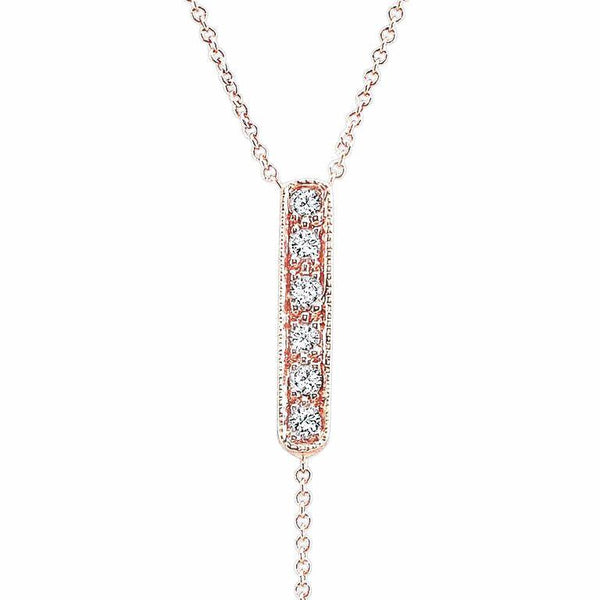 Diamond lariat made by hand in solid 18k gold, 18k Italian gold chains and diamonds. Available in solid 18k white, yellow and rose gold. Made by hand in USA. Expected shipping 5-7 business days.