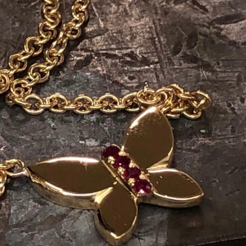 The JJ Butterfly necklace by Paulina Jewelry