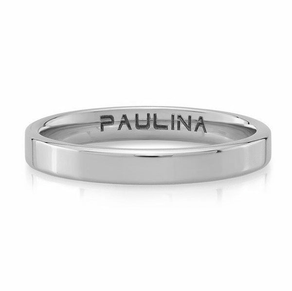 Ring made by hand in solid 18k. Available in solid 18k rose, yellow and white gold. Made by hand and to order in USA. Expected shipping 3-5 business days. www.paulinajewelry.com