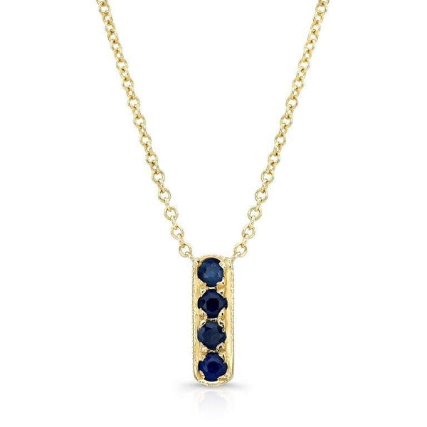 Dainty Mini bar necklaces made by hand in solid 18k gold, 18k Italian gold chains and rubies, sapphires and diamonds. Available in solid 18k rose, yellow and white gold. Made by hand in USA. Expected shipping 3-5 business days