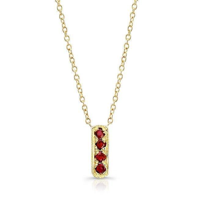 Dainty Mini bar necklaces made by hand in solid 18k gold, 18k Italian gold chains and rubies, sapphires and diamonds. Available in solid 18k rose, yellow and white gold. Made by hand in USA. Expected shipping 3-5 business days