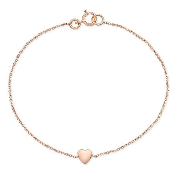 from the Simply Perfect collection...dainty Heart bracelets made by hand in USA