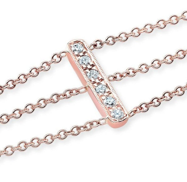 The STEPHIE Bracelet In 18K Gold And Diamonds