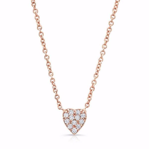 Dainty Heart Necklaces In Solid Sterling silver and Italian Sterling silver chains